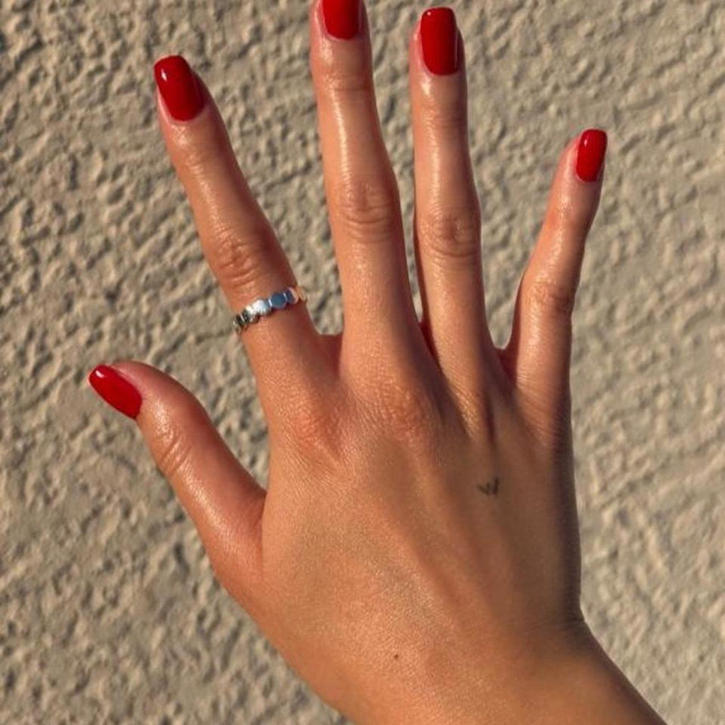 vintage 925 sterling silver disc eternity band